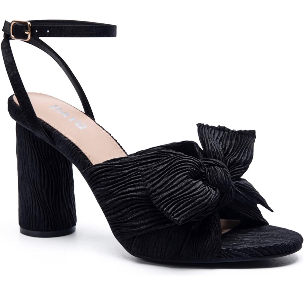 Bayq Black Heels - Loeffler Randall Camellia Dupes
